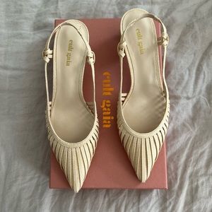 Cult Gaia Alia Bauble-Hell Slingback Pumps